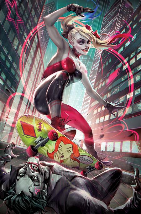 HARLEY QUINN #16 CVR D INC 1:25 IVAN TAO CARD STOCK VAR