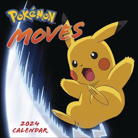 POKEMON MOVES 2024 WALL CALENDAR (C: 0-1-1)