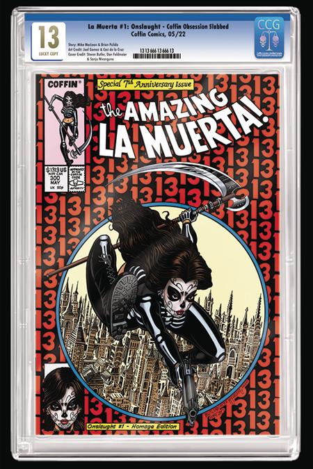 LA MUERTA ONSLAUGHT ONESHOT COFFIN OBSESSION SLABBED ED (MR)