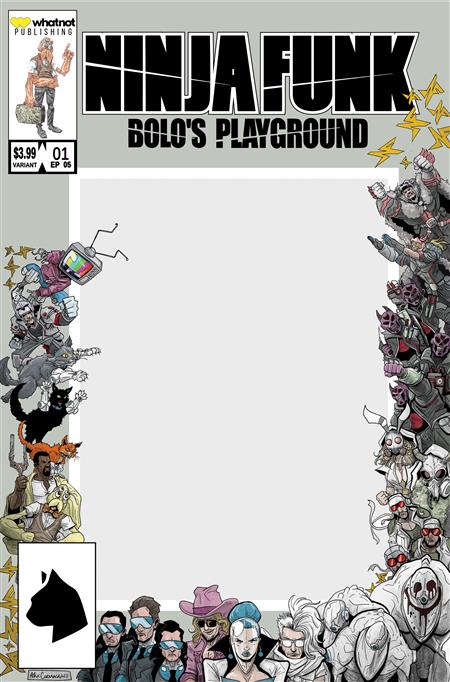 NINJA FUNK ONE SHOT #1 BOLOS PLAYGROUND CVR D BLANK SKETCH (