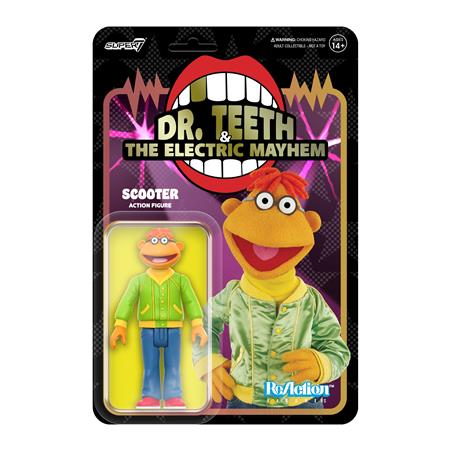 MUPPETS ELECTRIC MAYHEM BAND W1 SCOOTER REACTION FIG (Net) (