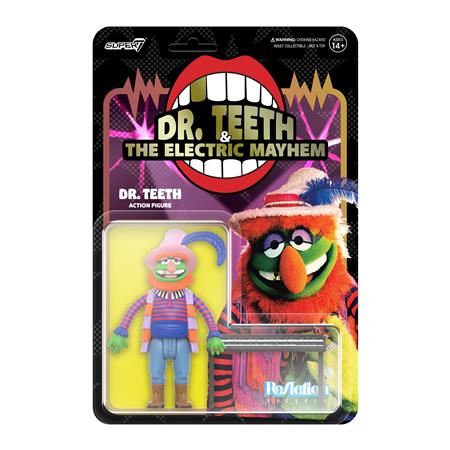 MUPPETS ELECTRIC MAYHEM BAND W1 DR TEETH REACTION FIG (Net)