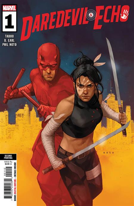 DAREDEVIL AND ECHO #1 (OF 4) 2ND PTG PHIL NOTO VAR