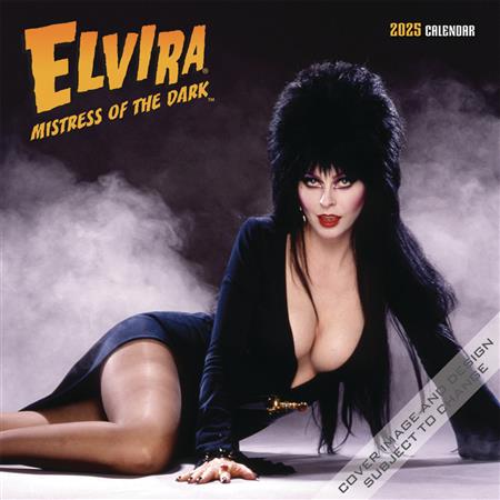 ELVIRA MISTRESS OF DARK 2025 WALL CALENDAR 