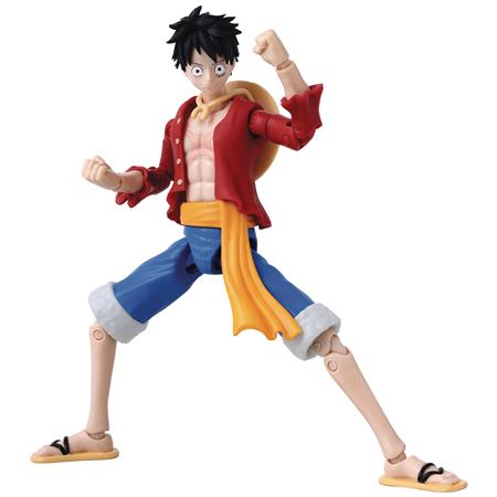 ANIME HEROES ONE PIECE MONKEY D LUFFY 6.5 IN AF RENEW VER (Net)
