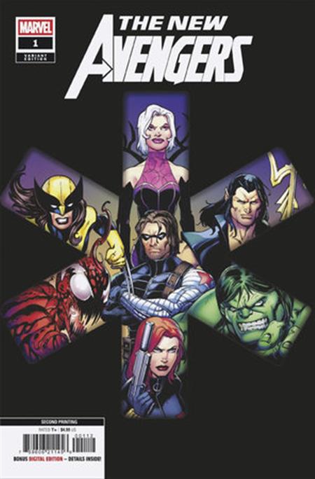 NEW AVENGERS #1 MARK BAGLEY 2ND PRINTING VARIANT
