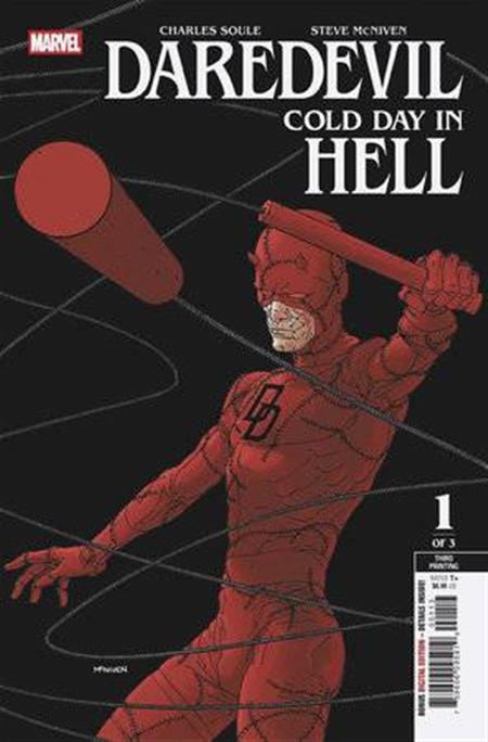 DAREDEVIL COLD DAY IN HELL #1 MCNIVEN 3RD PTG VAR
