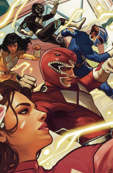 MIGHTY MORPHIN POWER RANGERS (2026) #1 H 1:25 INCV VARIANT (FULL ART TOMASELLI)