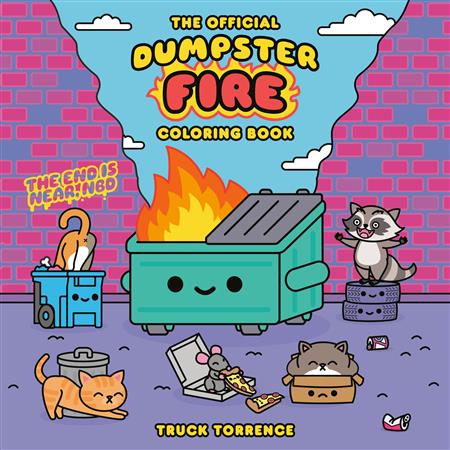 THE OFFICIAL DUMPSTER FIRE COLORING BOOK SC