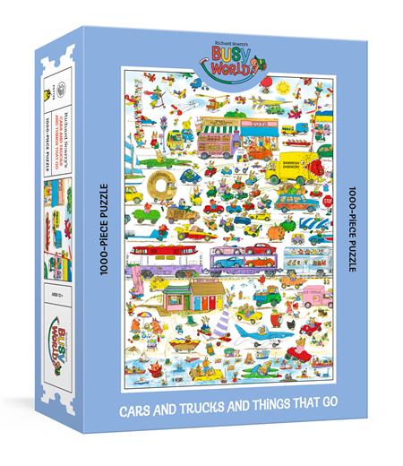 RICHARD SCARRY'S CARS AND TRUCKS AND THINGS THAT GO 1000-PIECE PUZZLE