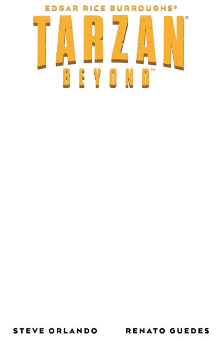 TARZAN BEYOND #1 VARIANT E (SKETCH VARIANT)