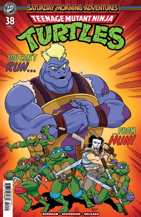 TEENAGE MUTANT NINJA TURTLES SATURDAY MORNING ADVENTURES #38 VARIANT B (HAZOURI)