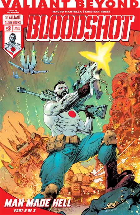 VALIANT BEYOND BLOODSHOT #5--MAN MADE HELL #2 VARIANT B (KOTIAN) (MR)
