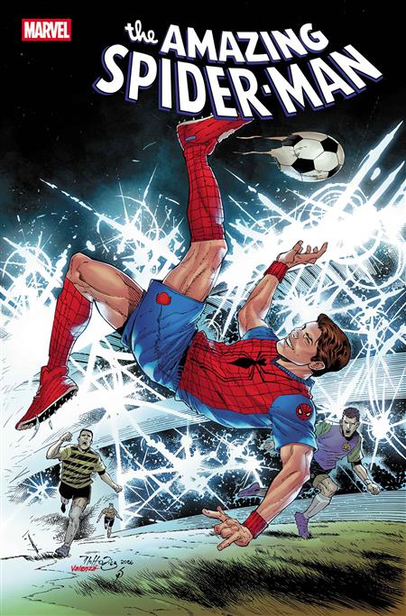 AMAZING SPIDER-MAN #30 NETHO DIAZ MARVEL SOCCER VARIANT
