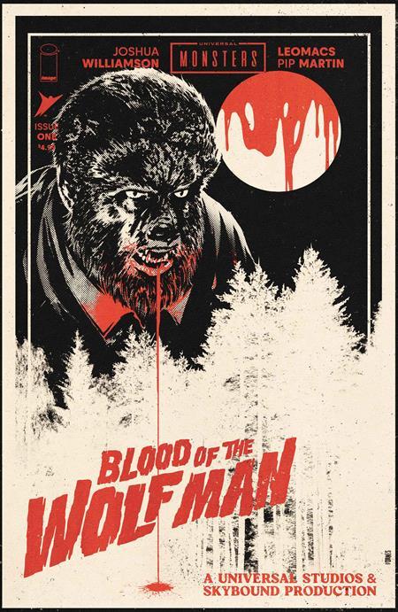 UNIVERSAL MONSTERS BLOOD OF THE WOLF MAN #1 (OF 4) CVR F INC 1:75 JORGE FORNES VAR
