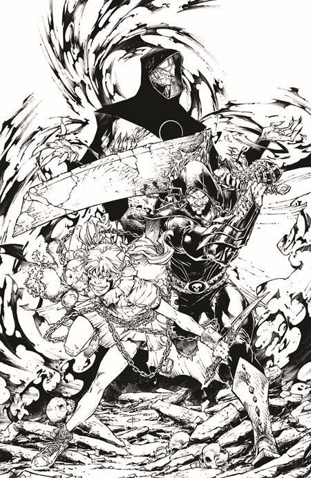 SPAWN THE CURSE OF SHERLEE JOHNSON #6 CVR C BRETT BOOTH B&W VIRGIN VAR