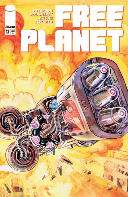 FREE PLANET #13 CVR B JED DOUGHERTY VAR