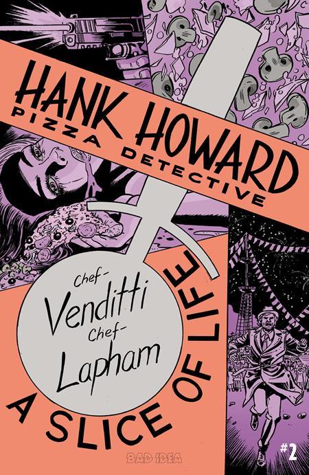 HANK HOWARD PIZZA DETECTIVE A SLICE OF LIFE #2 (OF 2) CVR A DAVID LAPHAM