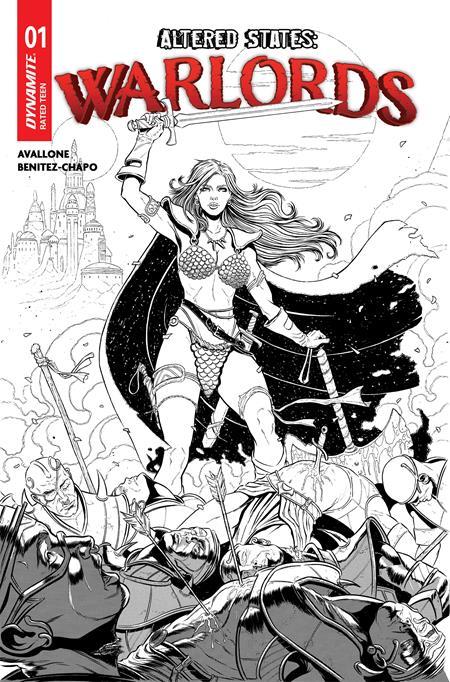 ALTERED STATES WARLORDS #1 CVR K INC 1:15 MARIANO BENITEZ CHAPO LINE ART VAR