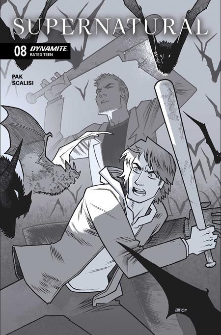 SUPERNATURAL #8 CVR H INCV 1:10 JOHN AMOR LINE ART