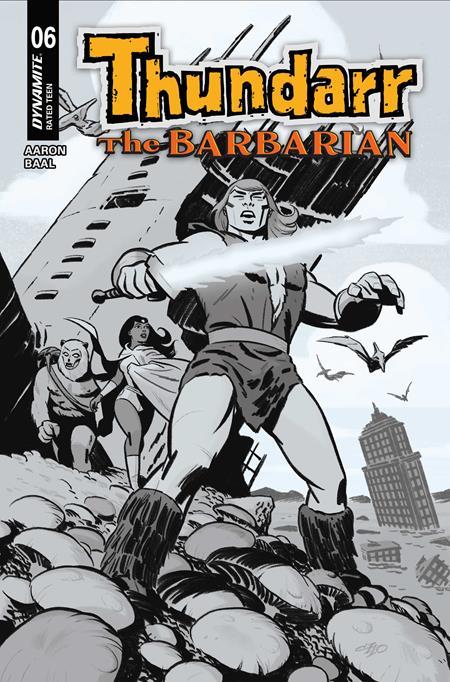 THUNDARR THE BARBARIAN #6 CVR F INC 1:10 MICHAEL CHO LINE ART VAR