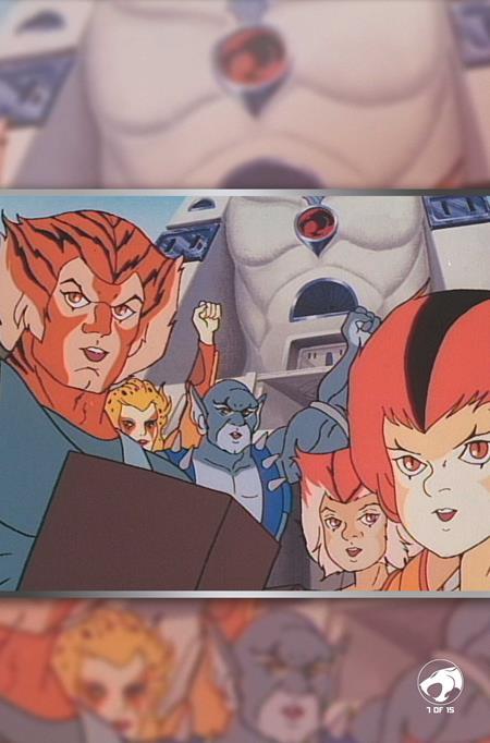 THUNDERCATS X SILVERHAWKS #3 CVR G INC 1:10 ANIMATION ART VIRGIN VAR