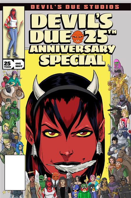 DEVILS DUE 25TH ANNIVERSARY SPECIAL #1 (ONE SHOT) CVR D INC 1:10 TIM SEELEY HOMAGE UV SPOT VAR