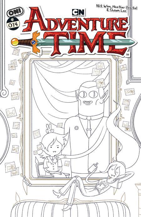 ADVENTURE TIME (2025) #14 CVR E INC 1:20 NICK WINN B&W VAR