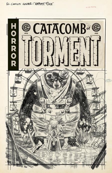 EC CATACOMB OF TORMENT #12 CVR D INC 1:20 TOM FOWLER B&W ARTIST EDITION VAR
