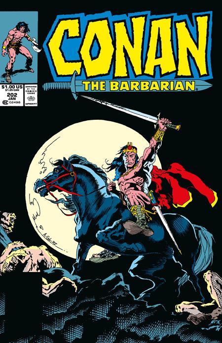 CONAN THE BARBARIAN THE ORIGINAL COMICS OMNIBUS VOL 08 DIRECT MARKET EDITION ARMANDO GIL CVR (MR)