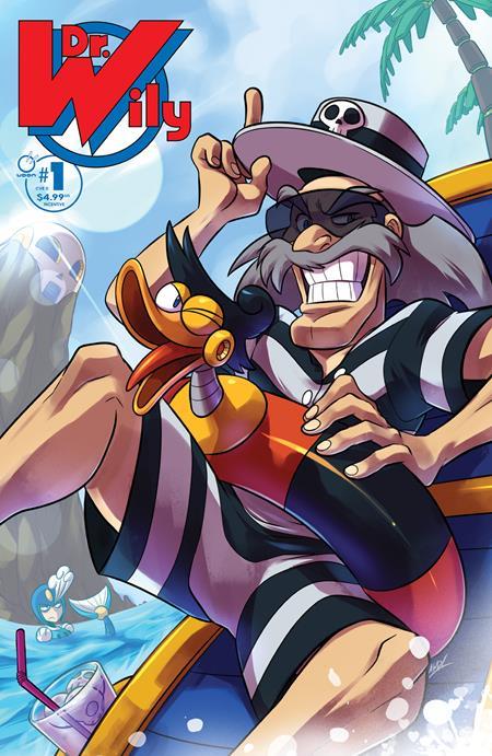 DR WILY #1  (ONE SHOT) CVR D INC 1:5 ANDREW DICKMAN VAR