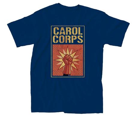 MARVEL HEROES CAROL CORPS NAVY T/S LG (C: 1-1-0)