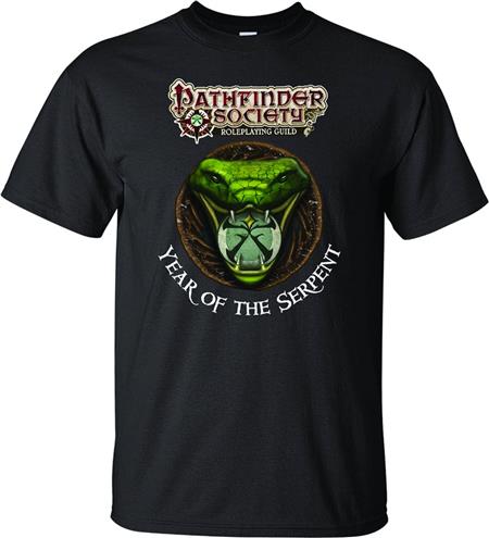 PATHFINDER SOCIETY YEAR OF THE SERPENT BLK T/S LG (C: 0-1-1)