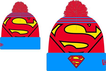 DC HEROES SUPERMAN LOGO WHIZ KNIT CAP (C: 1-1-2)