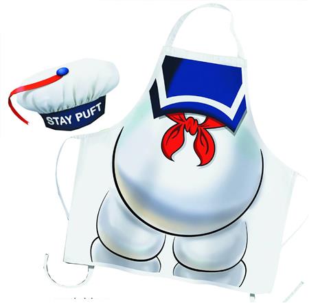 GHOSTBUSTERS STAY PUFT APRON & CHEF HAT (C: 0-1-2)