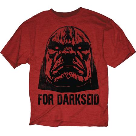 DC HEROES FOR DARKSEID PX RED HEATHER T/S LG (C: 1-1-1)