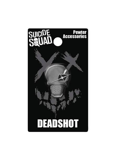 SUICIDE SQUAD DEADSHOT PEWTER LAPEL PIN (C: 1-1-2)