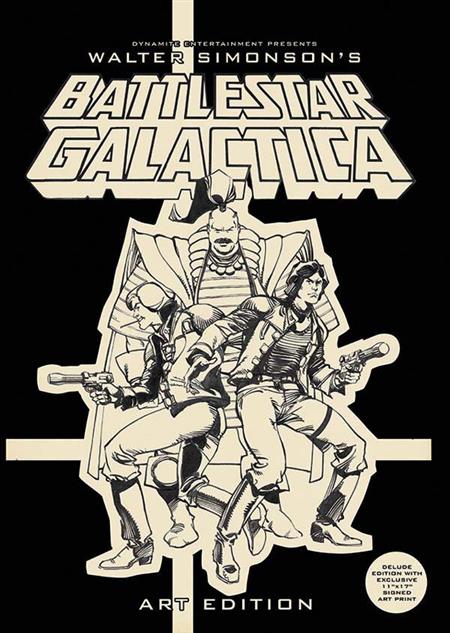 WALTER SIMONSON BATTLESTAR GALACTICA ART ED HC SGN REMARK