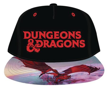 D&D LOGO TWILL SNAP BACK HAT W/ SUBLIMATED BILL (C: 1-0-2)