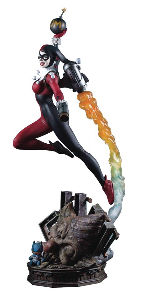 DC SUPER POWERS COLL HARLEY QUINN 19IN MAQUETTE (Net) (C: 1-