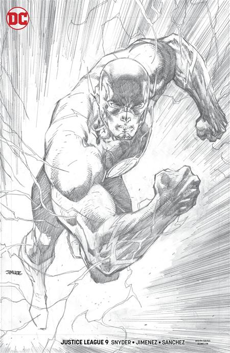 JUSTICE LEAGUE #9 JIM LEE PENCIL VAR ED (DROWNED EARTH) 1:100