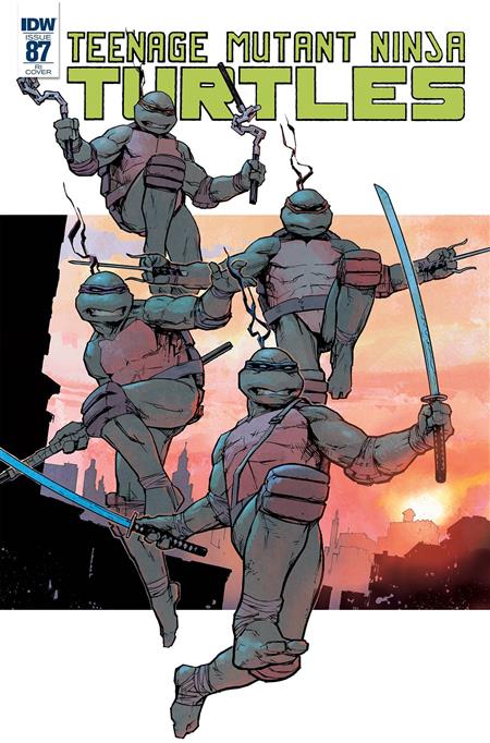 TMNT ONGOING #87 10 COPY INCV DOWLING (Net)