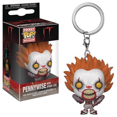 POCKET POP IT S2 PENNYWISE WITH SPIDER LEGS FIG KEYCHAIN (C: