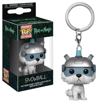 POCKET POP R&M SNOWBALL FIG KEYCHAIN (C: 1-1-2)