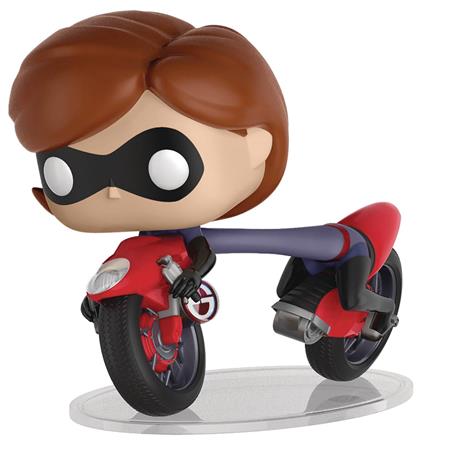 POP RIDES INCREDIBLES 2 ELASTIGIRL ON ELASTICYCLE VIN FIG (C