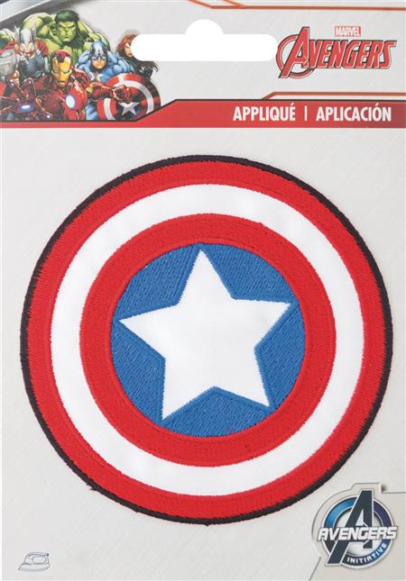 CAPTAIN AMERICA SHIELD IRON ON PATCH (C: 1-1-2)