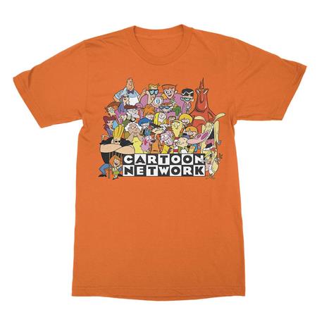 CARTOON NETWORK CHARACTER COLLAGE LOGO COLLAGE T/S MED (C: 1