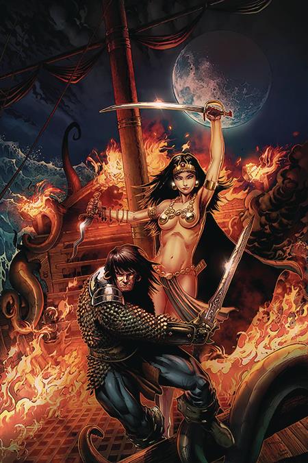 CIMMERIAN QUEEN OF BLACK COAST #1 CVR A JASON METCALF (MR)