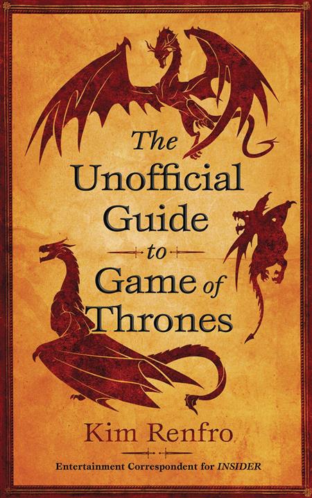 UNOFFICIAL GUIDE TO GAME OF THRONES SC (C: 0-1-0)