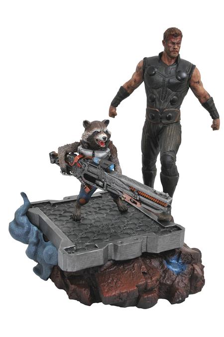 MARVEL PREMIERE AVENGERS 3 THOR & ROCKET STATUE (C: 1-1-2)